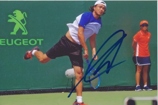 Taro Daniel  Japan  Tennis  Foto original signiert 