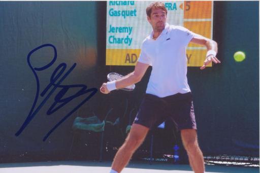 Jeremy Chardy  Frankreich  Tennis  Foto original signiert 