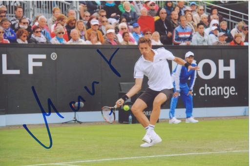 Nicolas Mahut  Frankreich  Tennis  Foto original signiert 