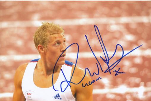Daniel Awde  Großbritanien  Leichtathletik Foto original signiert 