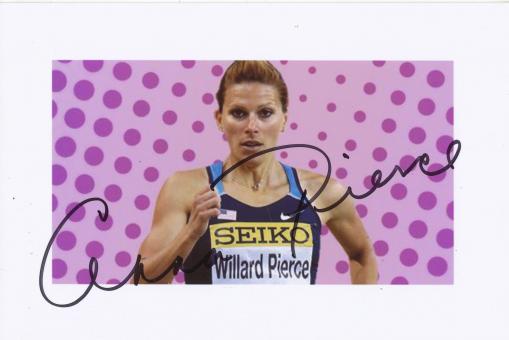 Anna Pierce  USA  Leichtathletik Foto original signiert 