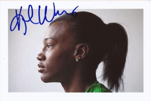 Kelli Wells  USA  Leichtathletik Foto original signiert 