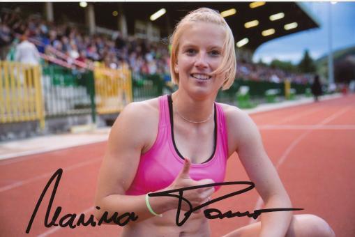 Marina Tomic  Slowenien  Leichtathletik Foto original signiert 