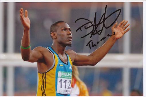 Donald Thomas  Bahamas  Leichtathletik Foto original signiert 