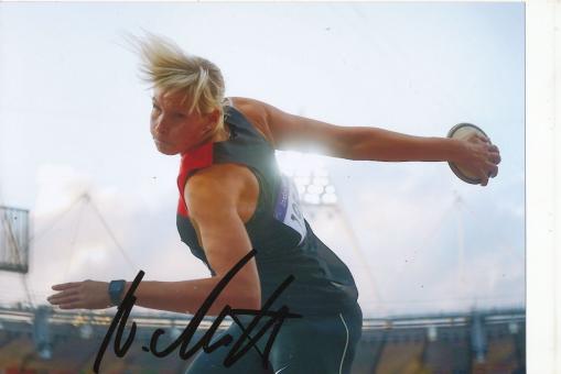 Nadine Müller  Deutschland  Leichtathletik Foto original signiert 