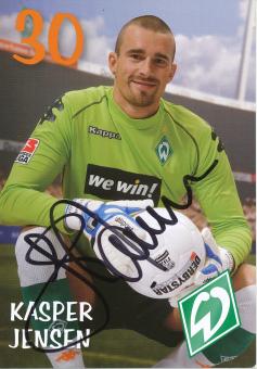Kasper Jensen  2006/2007  SV Werder Bremen Fußball Autogrammkarte original signiert 
