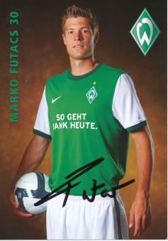 Marko Futacs  2009/2010  SV Werder Bremen Fußball Autogrammkarte original signiert 