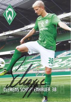 Clemens Schoppenhauer  2011/2012  SV Werder Bremen Fußball Autogrammkarte original signiert 