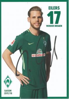 Justin Eilers  2017/2018   SV Werder Bremen Fußball Autogrammkarte original signiert 