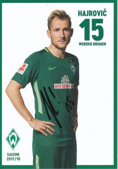 Izet Hajrovic  2017/2018   SV Werder Bremen Fußball Autogrammkarte original signiert 