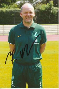 Frank Bender  SV Werder Bremen Fußball Foto original signiert 