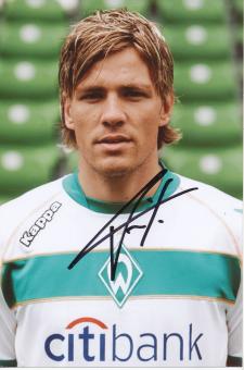 Clemens Fritz    SV Werder Bremen Fußball Foto original signiert 