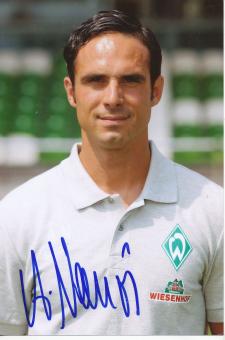 Alexander Nouri   SV Werder Bremen Fußball Foto original signiert 