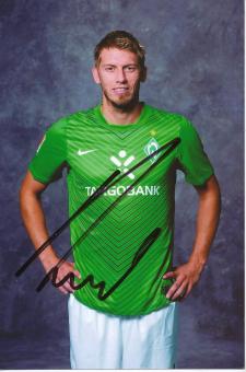 Aaron Hunt   SV Werder Bremen Fußball Foto original signiert 