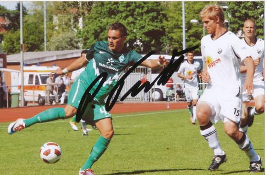 Pascal Testroet  SV Werder Bremen Fußball Foto original signiert 