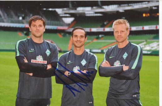 Alexander Nouri  SV Werder Bremen Fußball Foto original signiert 