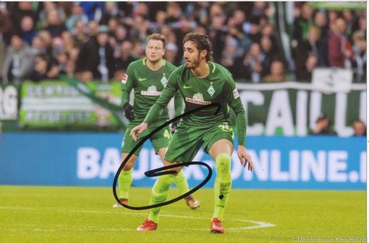 Ishak Belfodil  SV Werder Bremen Fußball Foto original signiert 