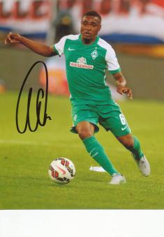 Cedric Makiadi  SV Werder Bremen Fußball Foto original signiert 