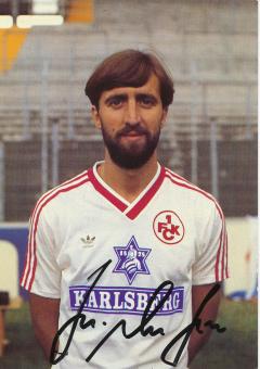 Michael Dusek  1984/85  FC Kaiserslautern  Fußball Autogrammkarte original signiert 
