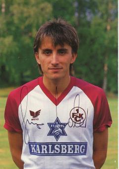 Jürgen Molnar  1986/87  FC Kaiserslautern  Fußball Autogrammkarte original signiert 