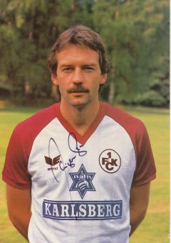 Jürgen Groh  1986/87  FC Kaiserslautern  Fußball Autogrammkarte original signiert 