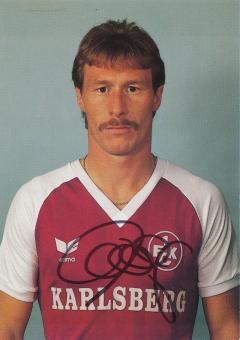 Wolfgang Wolf  1985/86  FC Kaiserslautern  Fußball Autogrammkarte original signiert 