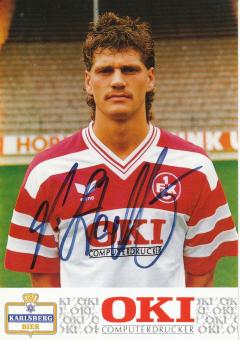 Joachim Stadler  1990/91  FC Kaiserslautern  Fußball Autogrammkarte original signiert 