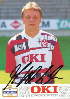Marcel Witeczek  1991/92  FC Kaiserslautern  Fußball Autogrammkarte original signiert 