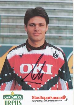 Uwe Fuchs  1993/94  FC Kaiserslautern  Fußball Autogrammkarte original signiert 