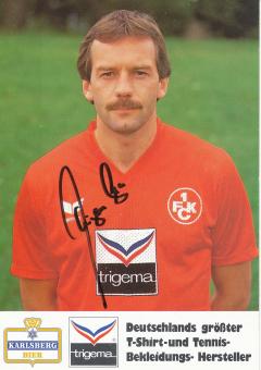 Jürgen Groh  1987/88  FC Kaiserslautern  Fußball Autogrammkarte original signiert 