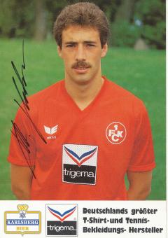 Harald Kohr  1987/88  FC Kaiserslautern  Fußball Autogrammkarte original signiert 