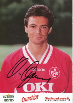 Uwe Wegmann  1995/96  FC Kaiserslautern  Fußball Autogrammkarte original signiert 