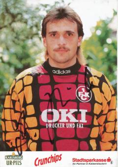Andreas Reinke  1995/96  FC Kaiserslautern  Fußball Autogrammkarte original signiert 