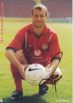 Axel Roos  1999/2000  FC Kaiserslautern  Fußball Autogrammkarte original signiert 