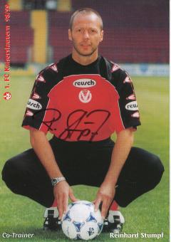 Reinhardt Stumpf  1998/1999  FC Kaiserslautern  Fußball Autogrammkarte original signiert 