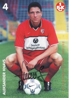Thomas Hengen  2001/2002  FC Kaiserslautern  Fußball Autogrammkarte original signiert 