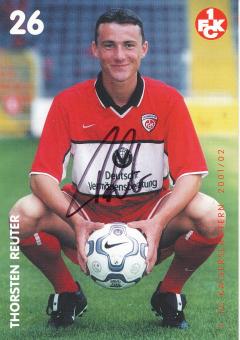 Thorsten Reuter  2001/2002  FC Kaiserslautern  Fußball Autogrammkarte original signiert 