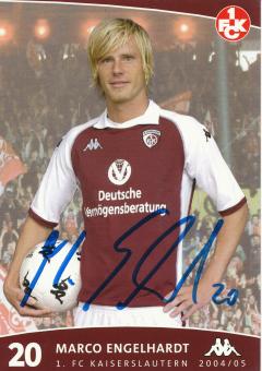 Marco Engelhardt  2004/2005  FC Kaiserslautern  Fußball Autogrammkarte original signiert 