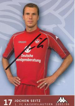Jochen Seitz  2005/2006  FC Kaiserslautern  Fußball Autogrammkarte original signiert 