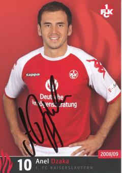 Anel Dzaka  2008/2009  FC Kaiserslautern  Fußball Autogrammkarte original signiert 