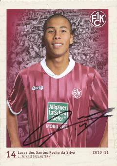 Rocha Da Silva  2010/2011  FC Kaiserslautern  Fußball Autogrammkarte original signiert 