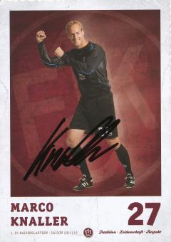 Marco Knaller  2011/2012  FC Kaiserslautern  Fußball Autogrammkarte original signiert 