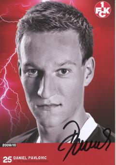 Daniel Pavlovic   2009/2010  FC Kaiserslautern  Fußball Autogrammkarte original signiert 