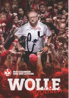 Wolfgang Wittich  2017/2018  FC Kaiserslautern  Fußball Autogrammkarte original signiert 