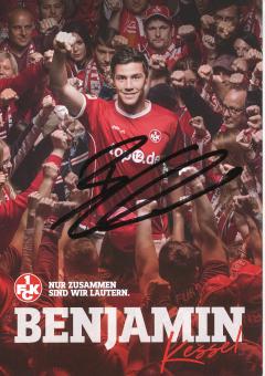 Benjamin Kessel  2017/2018  FC Kaiserslautern  Fußball Autogrammkarte original signiert 