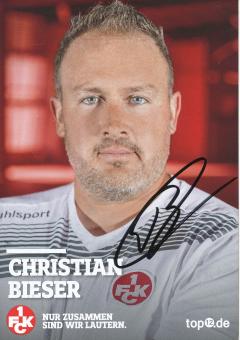 Christian Bieser  2016/2017  FC Kaiserslautern  Fußball Autogrammkarte original signiert 