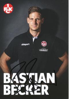 Bastian Becker  2018/2019  FC Kaiserslautern  Fußball Autogrammkarte original signiert 