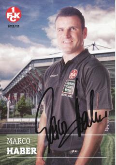 Marco Haber  2012/2013  FC Kaiserslautern  Fußball Autogrammkarte original signiert 