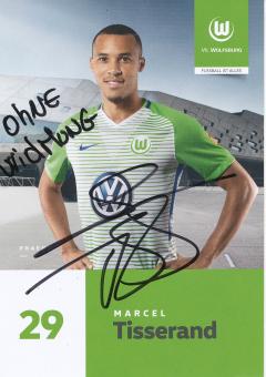 Marcel Tisserand  2017/2018  VFL Wolfsburg  Fußball Autogrammkarte original signiert 