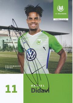Daniel Didavi  2017/2018  VFL Wolfsburg  Fußball Autogrammkarte original signiert 